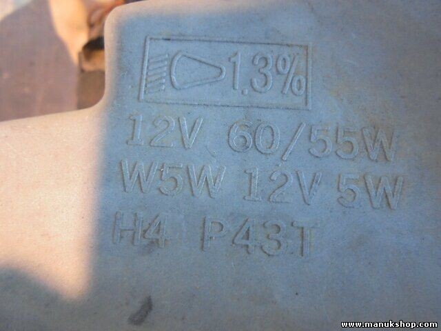 Scheinwerfer rechts Hyundai Galloper JK 2.5 TD 1998/09-2003/12 H4P43T H4 P 43T