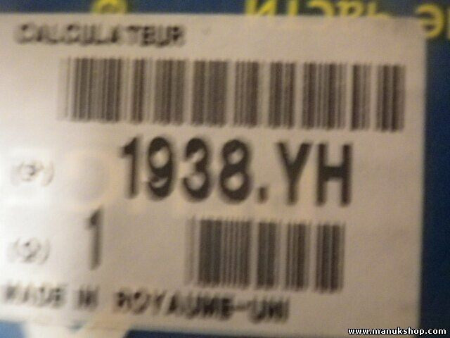 Motorsteuergerät Peugeot 206 207 1.9 1938YH 1938.YH 9650359880 LUCAS R04080030E