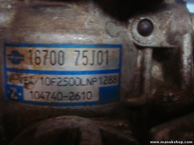 Dieselpumpe Einspritzpumpe Nissan Almera Sunny 2.0D ZEXEL 1047402610 1670075J01