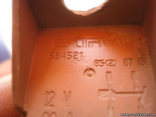 Relais Piaggio Vespa 584521 BITRON 584 521 12V