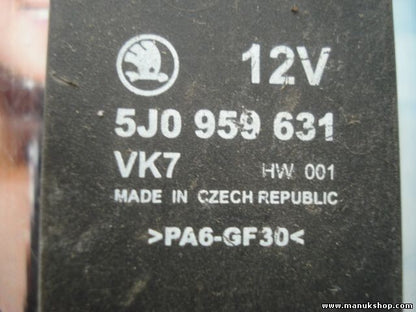 Relais Skoda Fabia 5J0959631 5J0 959 631 VK7 5JO959631 HW 001