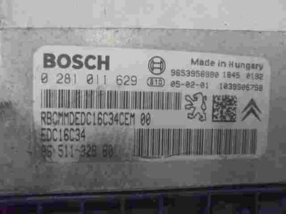 Motorsteuergerät Citroen C4 Peugeot 307 9651132880 9653958980 BOSCH 0281011629
