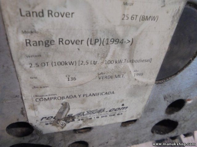 Zylinderkopf Land Rover Range Rover Lp 2.5 100 KW 256T BMW 1994-2002 2244250 04