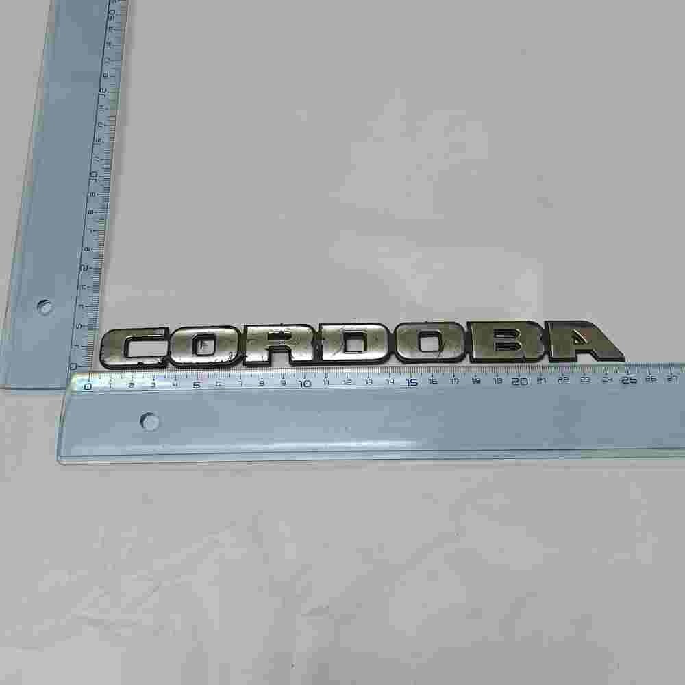 Emblem  Seat Cordoba 6K5853687C 6K5 853 687 C 25cm.