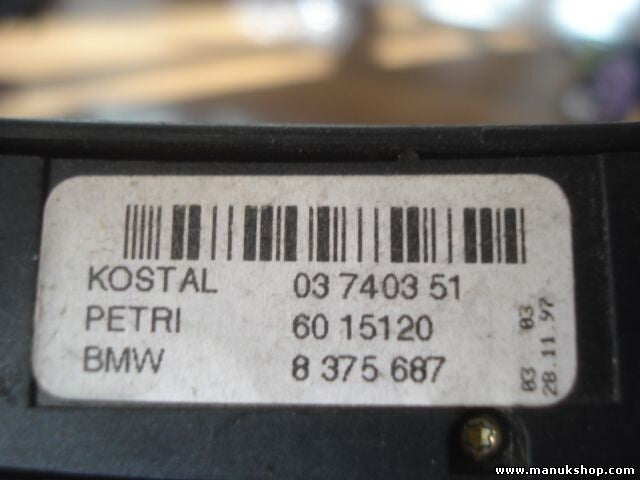 Schalter BMW E39 E38 8 375 687 8375687 03740351 60151120