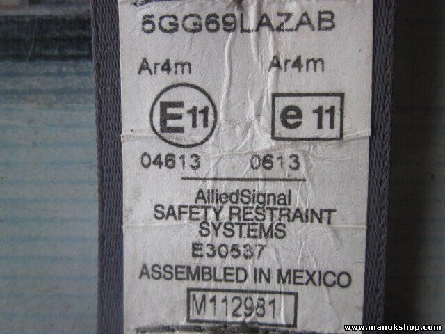 Sicherheitsgurt Gurt Jeep Grand Cherokee I 5GG69LAZAB E11 04613 0613 E30537