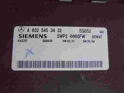 Getriebesteuerung Mercedes-Benz E Class W211 A0325453432 Q03 SIEMENS 5WP20005FW
