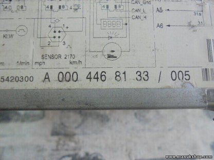 Diagrammscheiben Mercedes-Benz Actros 3240 Axor 3243 A0004468133