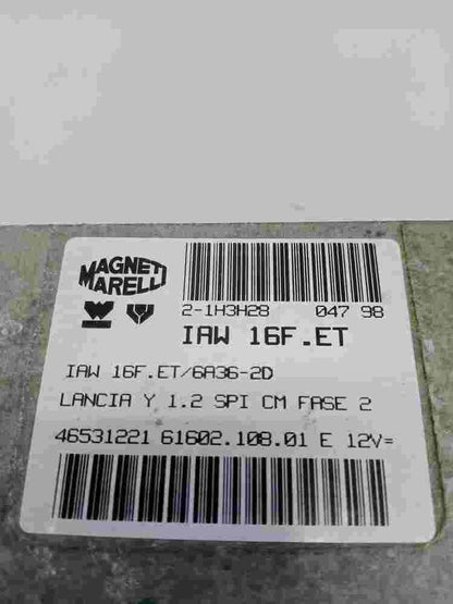 Motorsteuergerät Lancia Ypsilon Y 1.2 46531221 6160210801 IAW16FET /6A36-2D