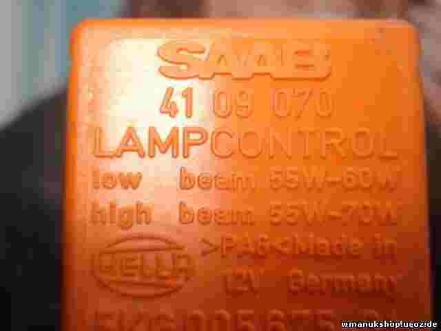 Lampenkontrolle Relais Saab 9000 4109070 41 09 070 HELLA 5KG00567501