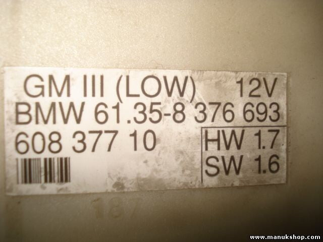 Steuergerät Grundmodul BMW E38 E39 GM III (LOW) 61358376693 60837710 608 377 10