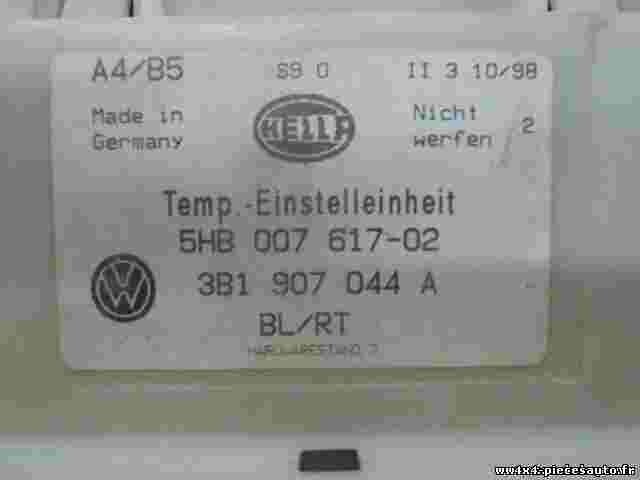 Klimabedienteil VW Volkswagen A4/B5 3B1907044A 3B1 907 044 A HELLA 5HB00761702