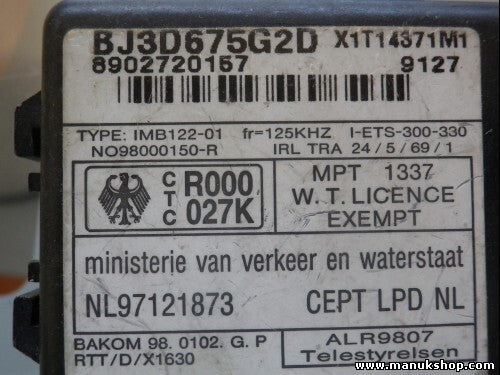 Steuergerät Wegfahrsperre Alarmmodul Mazda 323F BJ BJ3D675G2D NL97121873