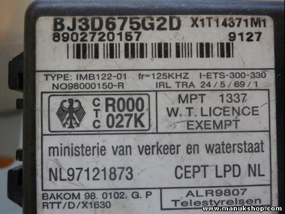 Steuergerät Wegfahrsperre Alarmmodul Mazda 323F BJ BJ3D675G2D NL97121873