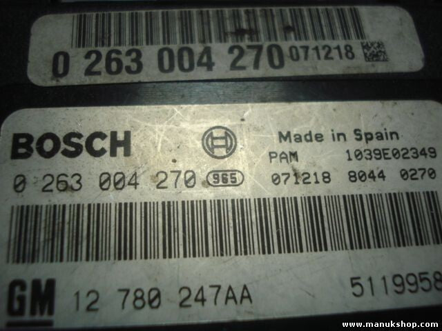 Steuergerät Saab 9-3 GM 12 780 247AA GM 12780247AA BOSCH 0263004270 511995847