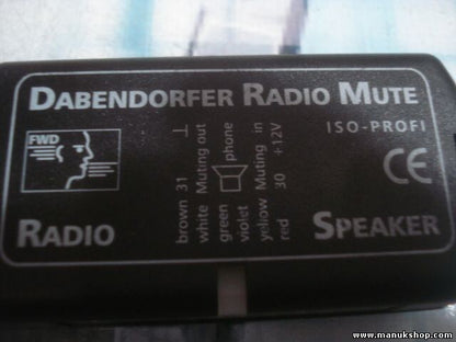 DABENDORFER RADIO MUTE Speaker ISO-PROFI
