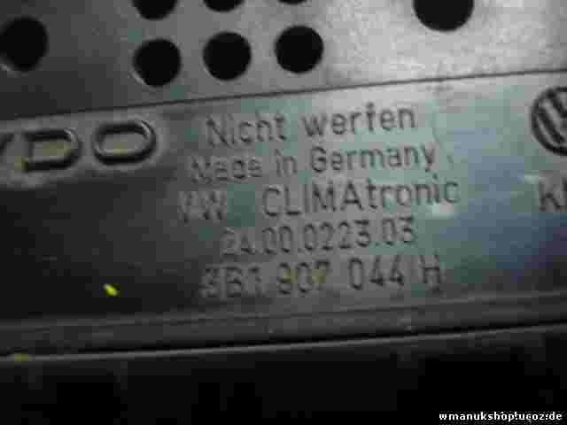 Klimabedienteil VW Passat 3BG 2400022303 24 00 0223 03 VDO 3B1907044H