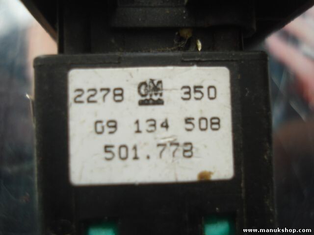 Schalter Opel Vectra B 09134508 09 134 508