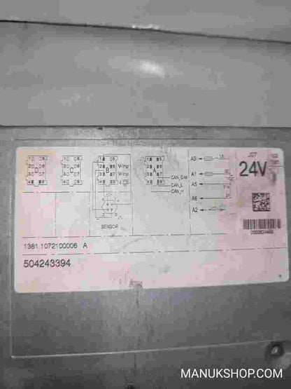 Diagrammscheiben Iveco Stralis Eurocargo 1381 24V J07 504243394 1072100006 A