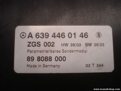 Parametrierbares Sondermodul Mercedes Vito W639 A6394460146 898088000