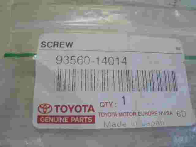 Screw  Toyota Avensis II 9356014014 93560-14014