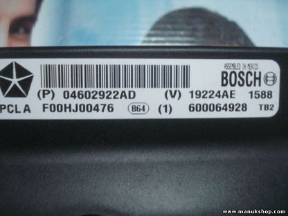 Karosseriesteuergerät Jeep Cherokee Chrysler 04602922AD 04602922AD F00HJ00476