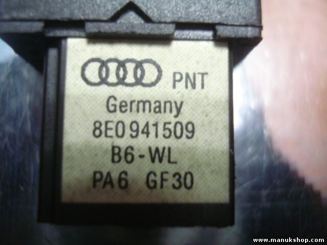 Warnblinkschalter Audi A4 8E B6 B7 8E0941509 8E0 941 509 B6-WL PA6GF30
