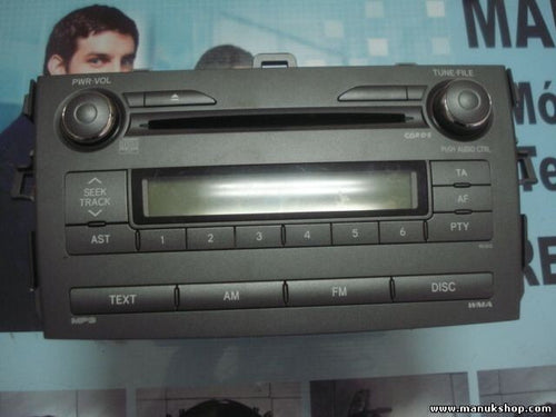 Radio CD Toyota Corolla TUNE-FILE 86120-02690 CQ-JS7770G 8612002690 CQJS7770G