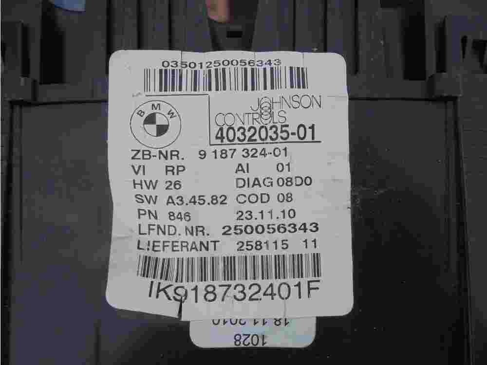 Kombiinstrument Tacho BMW 120i Coupe IK918732401F 918732401 4032035-01