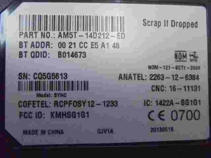 Steuergerät Zentralelektrik Ford Fiesta Focus AM5T14D212ED B014673 1422ASG1G1