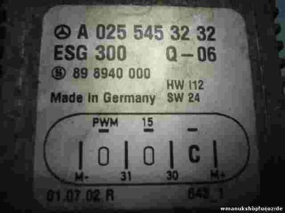 Steuergerät Elektrolüfter Mercedes W168 W210 A0255453232 898940000  ESG300  Q-06