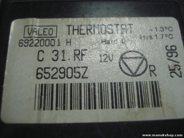 Temperaturregler Steuergerät Peugeot 406 VALEO 69220001H 652905Z 69220001