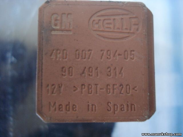 Relais Opel Omega B Astra Vectra A B Corsa GM 90491314 90 491 314 4R000779405