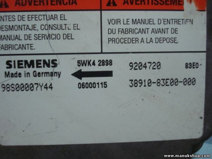 Airbagsensor Airbagsteuergerät Suzuki Wagon R 9204720 -83E0 3891083E00000