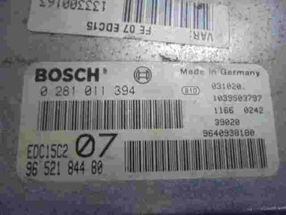 Motorsteuergerät Citroen C5 9652184480 9640938180 1039S03797 EDC15C20 0281011394