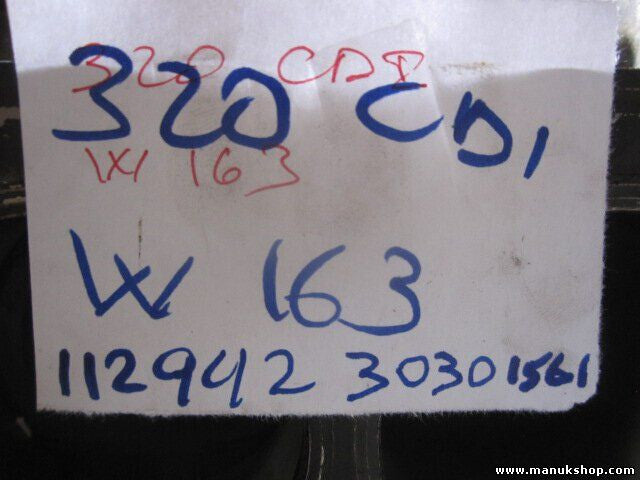 Motor Mercedes-Benz W163 ML320 CDI 112942 30301561 16276355 R1120150402