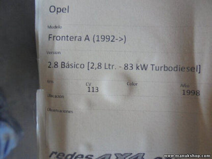 Wasserkühler Opel Frontera A GM 91149885 1300119 1300120 1300136 1302058