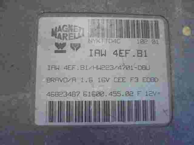 Motorsteuergerät Fiat Brava Bravo 1.6  CEE F3 E0BD 46823487 6160045502F IAW4EFB1