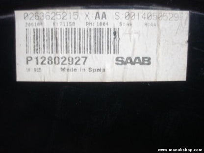 Kombiinstrument Tacho Saab 9-3 12802927 0263625215 0 263 625 215 0014050529