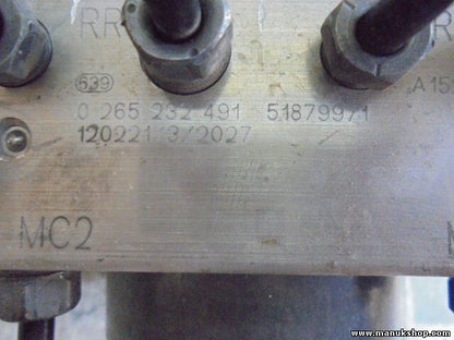ABS Hydraulikblock Peugeot Punto Bipper 51879971 BOSCH 0265232491 0265801079