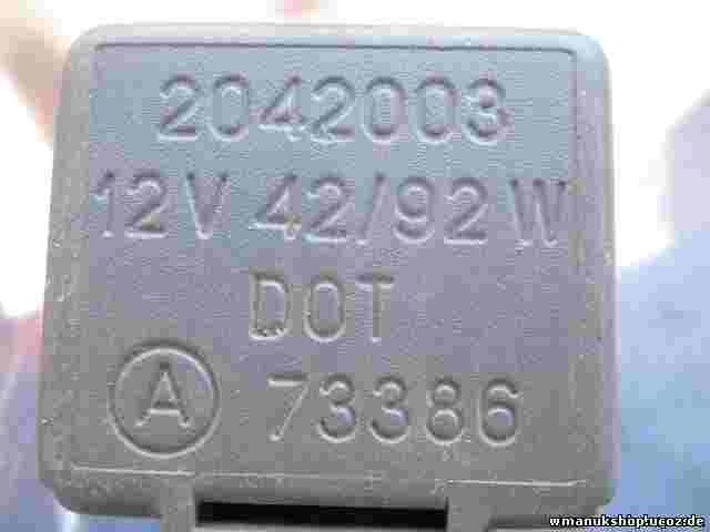 Relais  Alfa Romeo Fiat Lancia 73386 12v 42/92W DOT 2042003 2 042 003