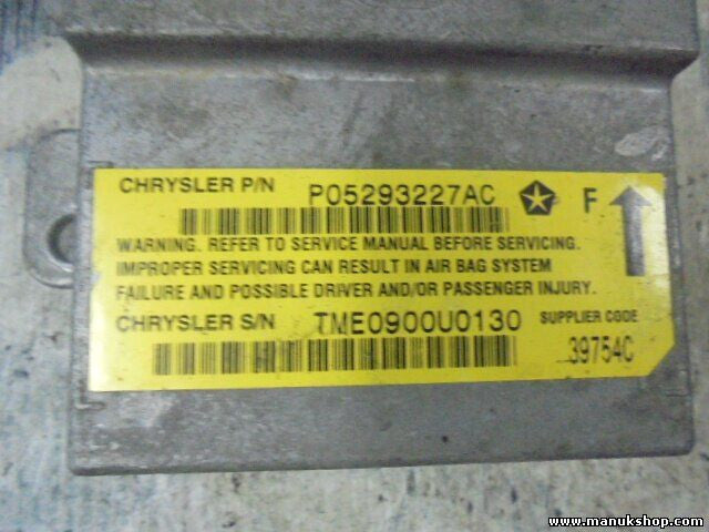 Airbagsensor Airbagsteuergerät Chrysler Neon II 2.0 16V P05293227AC 05293227AC