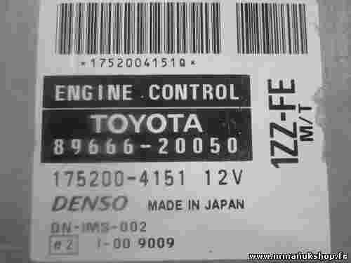 Motorsteuergerät Toyota Celica 1.8 1999 89666-20050 8966620050 DENSO 1752004151