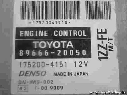 Motorsteuergerät Toyota Celica 1.8 1999 89666-20050 8966620050 DENSO 1752004151