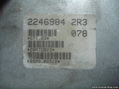 Motorsteuergerät Land Range Rover Mk II LP P38A 2.5 D 2246984 2245332 0281001274