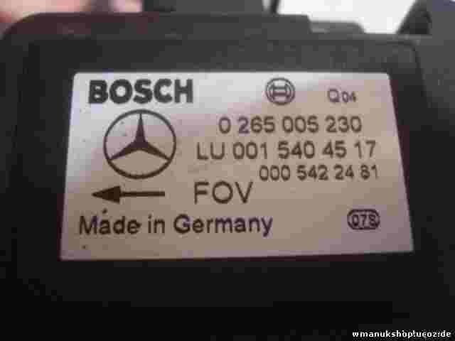 Drehratensensor ESP Mercedes W210 0005422481 Q04 LU0015404517 BOSCH 0265005230