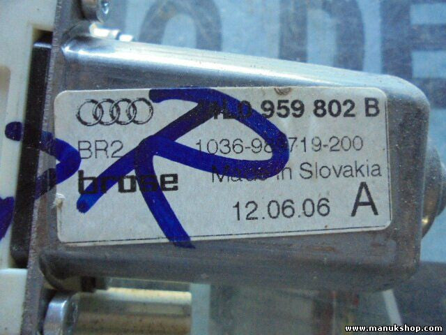 Fensterheber elektrisch hinten rechts Audi Q7 4L 3.0 4L0959802B BR2 4L0839462A