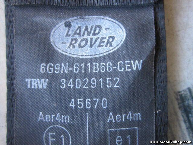 Sicherheitsgurt Gurt Land Rover Freelander 2 TD4 6G9N611B68CEW 6G9N-611B68-CEW