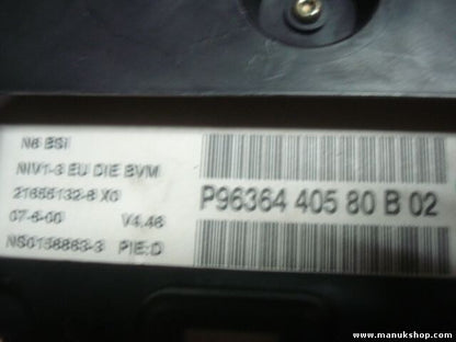 Kombiinstrument Tacho Citroen 21655132-8 X0 9636440580 B 02 P9636440580 B02