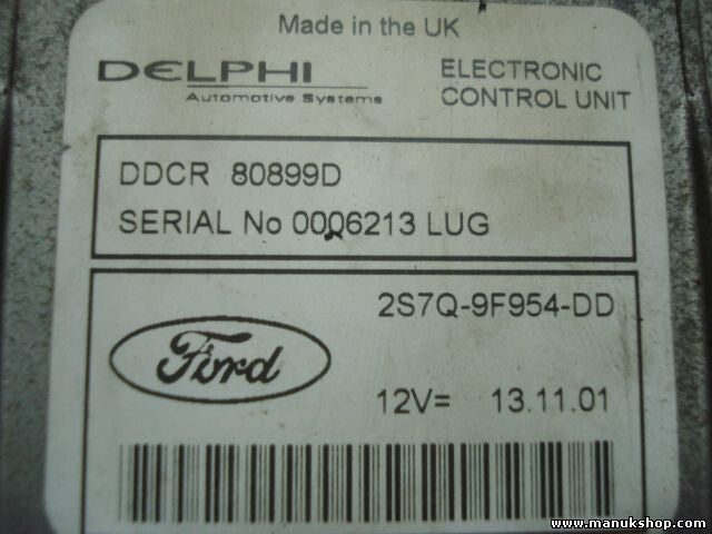Motorsteuergerät Ford Mondeo 2,0 2001-2006 12V 2S7Q9F954DD DELPHI DDCR80899D
